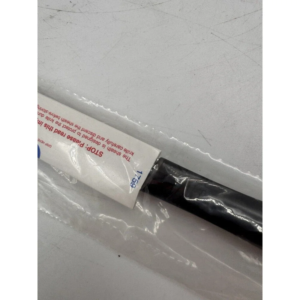 CUTCO 1759 KK Serrated Steak Knife Brown Handle Made in USA Torn End of Bag